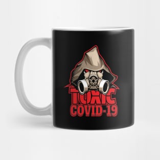 TOXIC COVID-19 CORONAVIRUS COVID-19  T-SHIRT DESIGN Mug